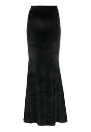 Gcds velvet maxi skirt - Schwarz