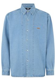 GCDS Wirdo denim shirt - Blau