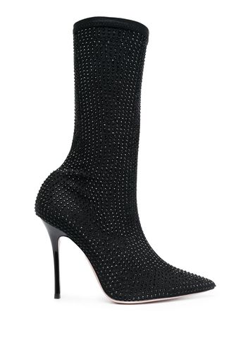 Gedebe Logan crystal-embellished boots - Schwarz