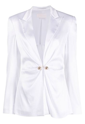 Genny Einreihiger Blazer - Weiß