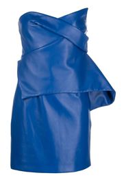 Genny Mini Lederkleid - Blau