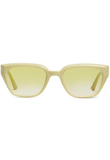 Gentle Monster Nada Y5 Sonnenbrille mit Logo - Gelb