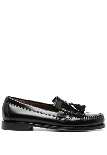 G.H. Bass & Co. flat sole leather loafers - Schwarz