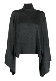 GIA STUDIOS mock-neck wool jumper - Grau