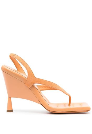 GIABORGHINI Sandalen mit Zehenriemen - Orange