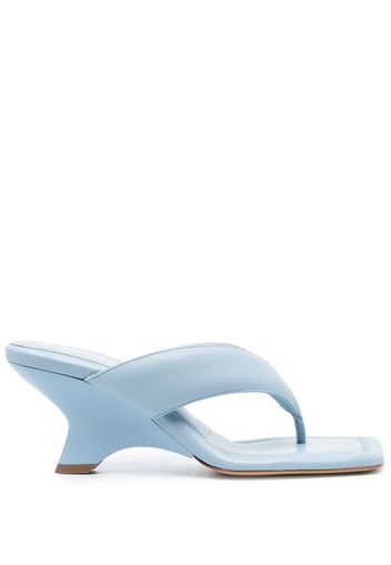 GIABORGHINI Gia 6 padded mules - Blau