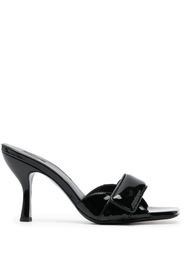 GIABORGHINI Alodie 100mm leather mules - Schwarz