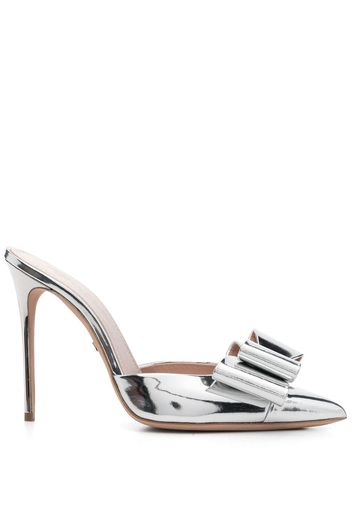 Giambattista Valli Pop pointed-toe 110 mules - Silber