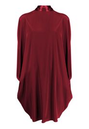 Gianluca Capannolo high-neck draped dress - Rot