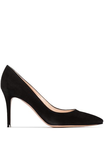 Gianvito Rossi 'Gianvito 85' Wildleder-Pumps - Schwarz