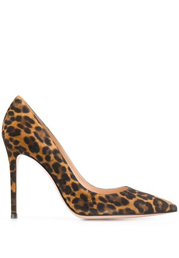 Gianvito Rossi Gianvito leopard print pumps - Braun