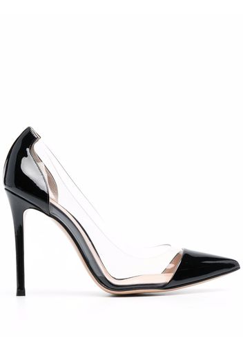 Gianvito Rossi Plexi Pumps 105mm - Schwarz