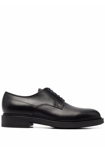 Gianvito Rossi round toe derby shoes - Schwarz