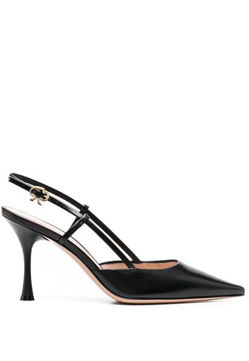 Gianvito Rossi Slingback-Pumps mit Schleife - Schwarz