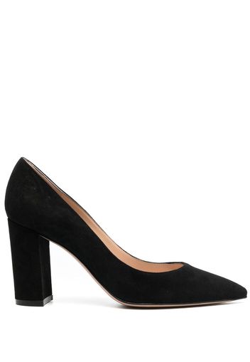 Gianvito Rossi Pumps mit Blockabsatz - Schwarz