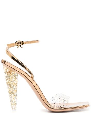 Gianvito Rossi Odyssey Pumps mit Glitter-Optik 111mm - Gold