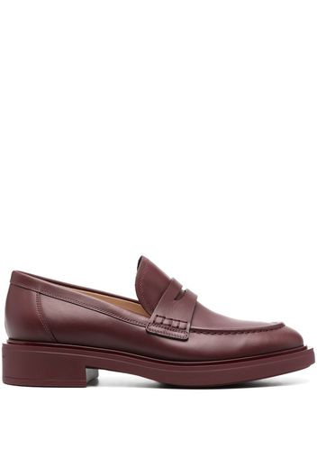 Gianvito Rossi Harris Penny-Loafer - Rot