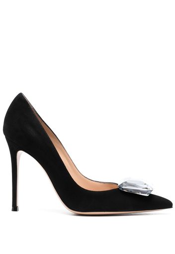 Gianvito Rossi Jaipur maxi gemstone pumps - Schwarz