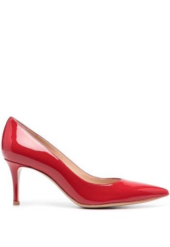 Gianvito Rossi Gianvito patent-leather pumps - Rot