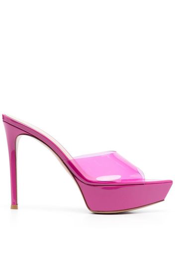 Gianvito Rossi Betty 85mm platform mule sandals - Rosa