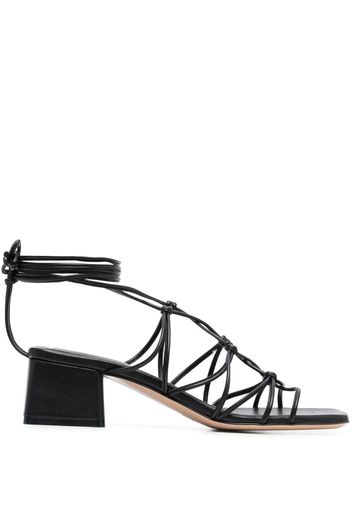 Gianvito Rossi 50mm heeled sandals - Schwarz