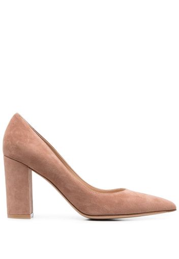 Gianvito Rossi 90mm pointed-toe pumps - Nude