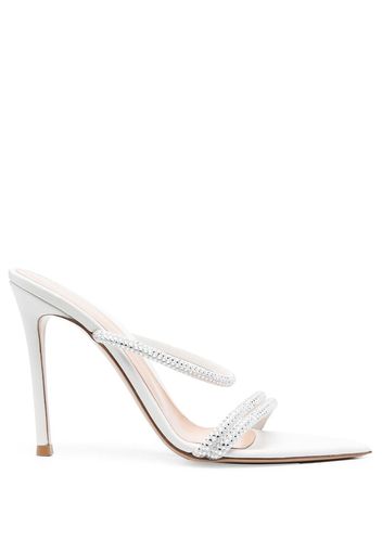 Gianvito Rossi Cannes Mules 105mm - Weiß