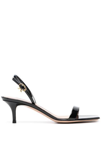 Gianvito Rossi Ribbon Kitten Sandalen 55mm - Schwarz