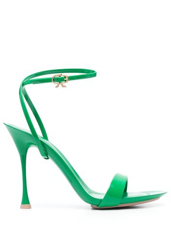 Gianvito Rossi Ribbon 105mm sandals - Grün