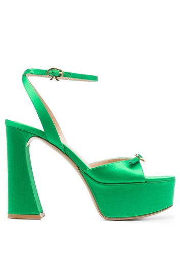 Gianvito Rossi Maddy 125 platform sandals - Grün