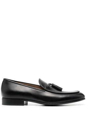 Gianvito Rossi tassel-detail leather loafers - Schwarz