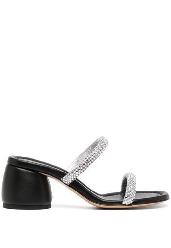 Gianvito Rossi Eline 55mm leather mules - Schwarz