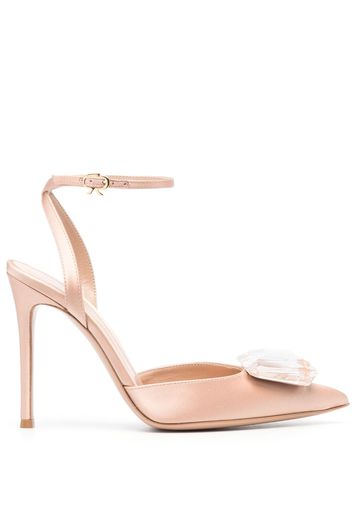 Gianvito Rossi 110mm maxi-gemstone pumps - Rosa