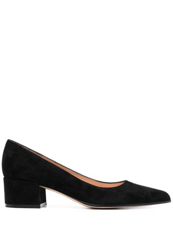 Gianvito Rossi Piper 45mm suede pumps - Schwarz