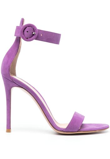 Gianvito Rossi Portofino 110mm suede sandals - Violett