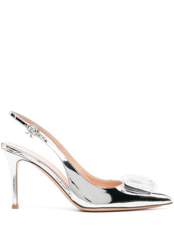 Gianvito Rossi Jaipur 90mm slingback pumps - Silber