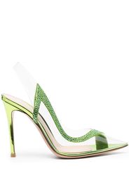 Gianvito Rossi Hortensia Slingback-Pumps 105mm - Grün