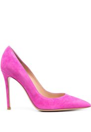 Gianvito Rossi Wildlederpumps mit spitzer Kappe - Rosa