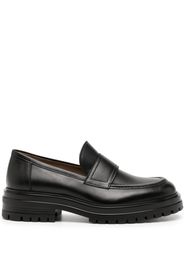 Gianvito Rossi Paul Loafer mit dicker Sohle - Schwarz