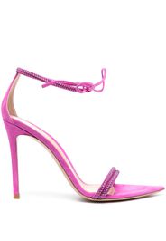 Gianvito Rossi Montecarlo 115mm crystal-embellished sandals - Rosa