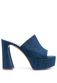 Gianvito Rossi Mules mit Plateausohle 130mm - Blau