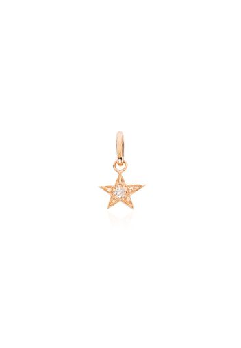 Gigi Clozeau 18kt Rotgold-Sternanhänger mit einem Diamanten - ROSE GOLD