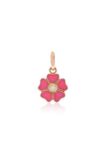 Gigi Clozeau 18kt Gelbgoldanhänger mit Diamanten - ROSE GOLD NEON PINK