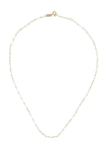 Gigi Clozeau 18kt yellow gold opal necklace - Weiß