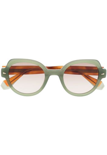 GIGI STUDIOS Magguie round-frame sunglasses - Grün