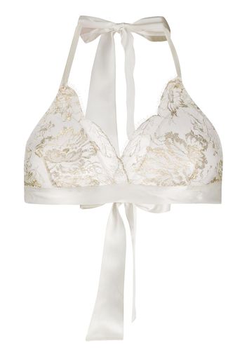 Gilda & Pearl 'Reverie' Satin-BH - Weiß