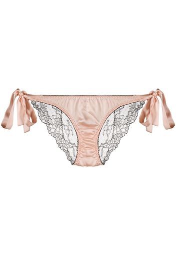 Gilda & Pearl 'Cherie' Slip mit Kontrast-Logo - Rosa