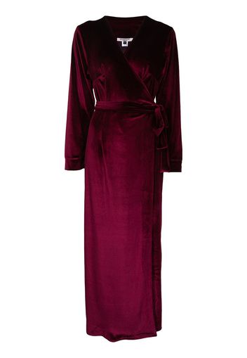 Gilda & Pearl Saratoga velvet robe - Rot