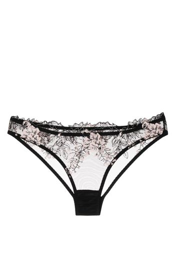 Gilda & Pearl Jardin de la Lune Slip - OBSIDIAN BLOOM