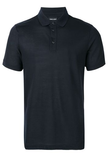 Giorgio Armani Klassisches Poloshirt - Blau